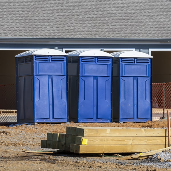 do you offer hand sanitizer dispensers inside the portable restrooms in Piney Fork OH